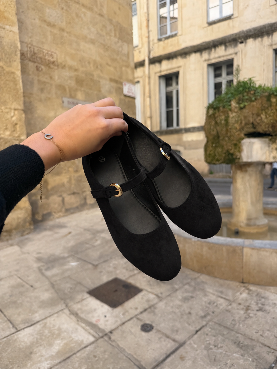 Ballerines à bride - Noir