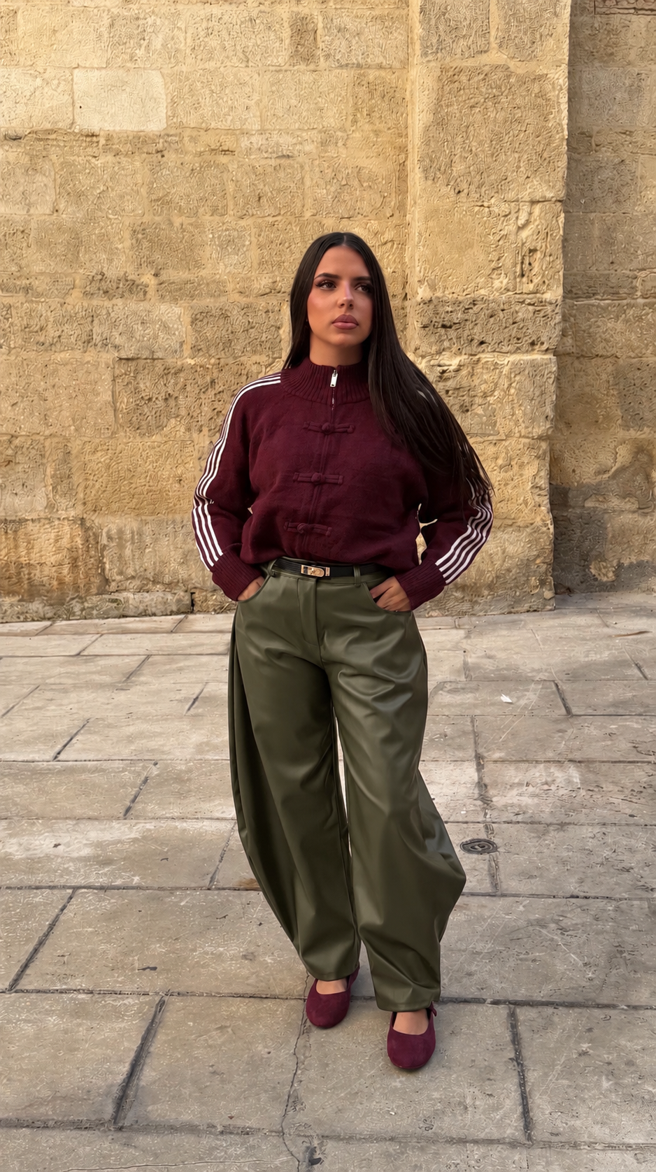 Pantalon Simili Cuir